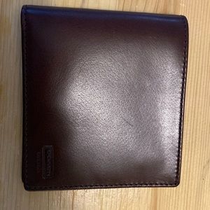 Never used brown leather wallet